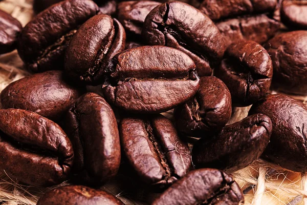 Lot of coffee beans — Stock Photo, Image