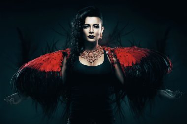 Kırmızı kanatlı travesti