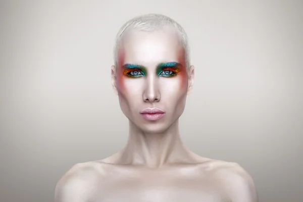 Weiße männliche Make-up — Stockfoto