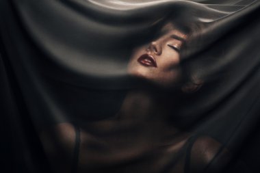 kadın aracılığıyla saydam Tekstil