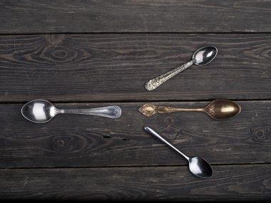 Vintage tatlı kaşıkları