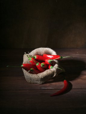 Kırmızı acı biber.