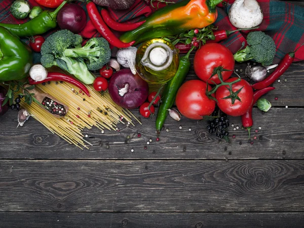 Italiensk matingredienser — Stockfoto