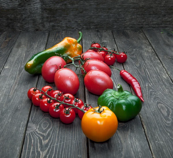 Tomat segar dan paprika — Stok Foto