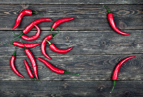 Red hot chili peppers — Stock Photo, Image