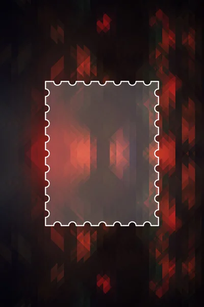 Abstrakt triangel mönster bakgrund med medd box — Stockfoto