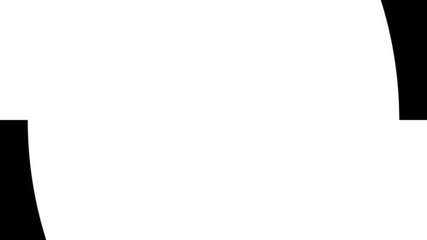 formation de cercle rend dedans et dehors, milieux de mouvement de CGI haute définition idéal pour l'édition, idéal pour la touche luma et le masquage 