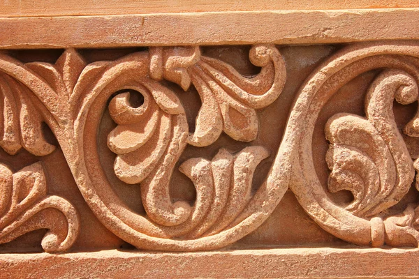 Estrutura gravura em templo de jain — Fotografia de Stock