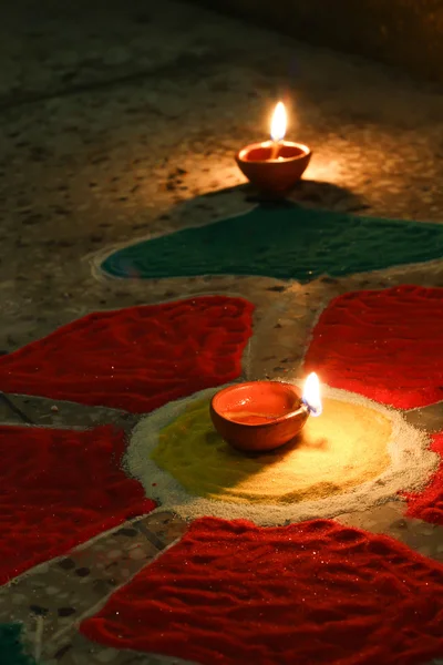 Diwali, το Φεστιβάλ των φώτων Royalty Free Εικόνες Αρχείου