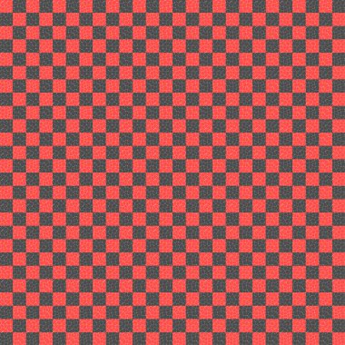 Mozaik hücreleri ile kırmızı ve siyah checkboard