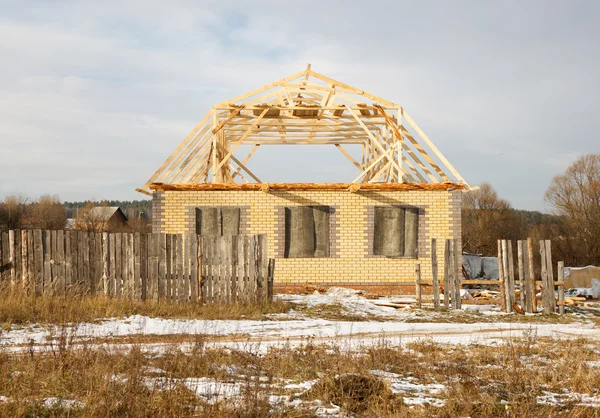 建設中の家 — ストック写真