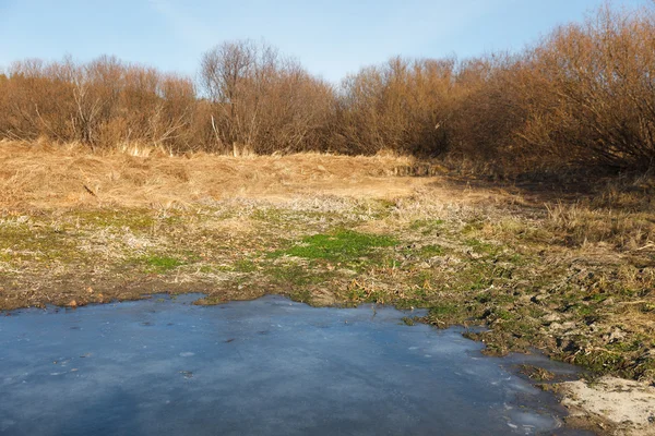 Außenansicht der gefrorenen — Stockfoto