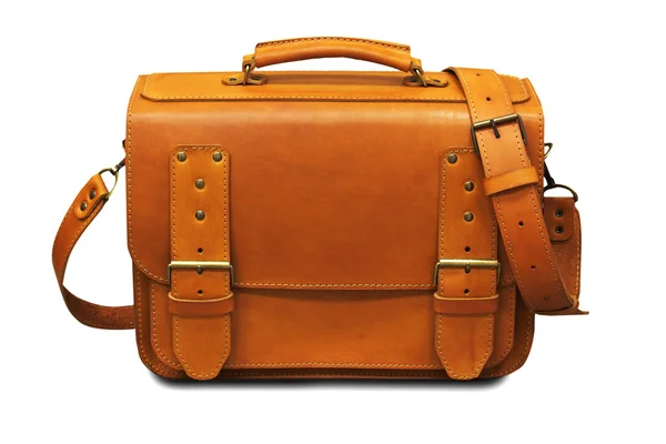 Borsa in pelle marrone — Foto Stock