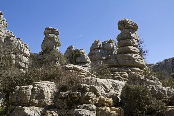 Spanien National Park El Torcal de Antequera — Stockfoto