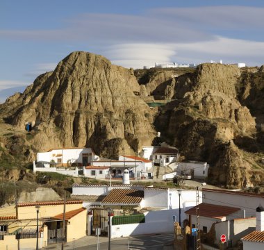 Guadix evleri hillside inşa 