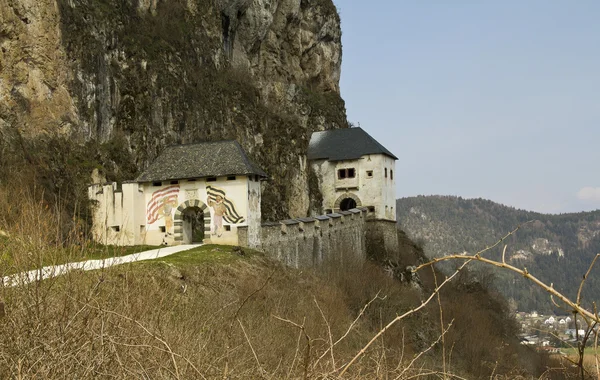 O portão Fahnrichtor do Castelo de Hochosterwitz — Fotografia de Stock