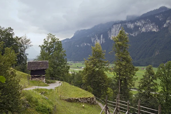 Reichenbachtal κοιλάδα, Ελβετία — Φωτογραφία Αρχείου