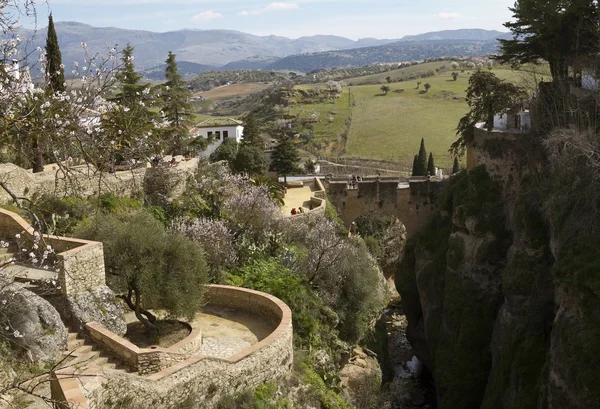 The Cuenca Gardens of Ronda — Stock Photo, Image