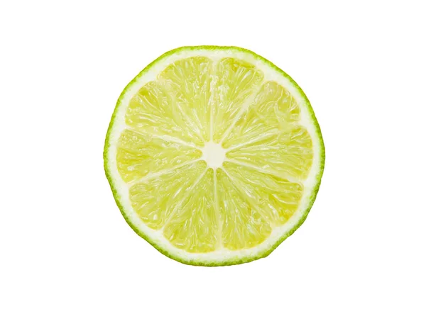 Limão isolado no branco — Fotografia de Stock