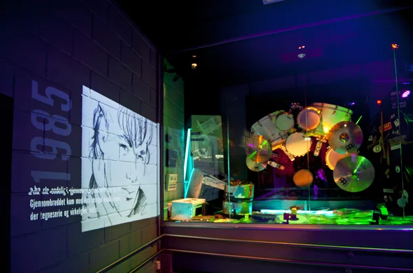 Интерактивный музей поп-центра в Осло — стоковое фото