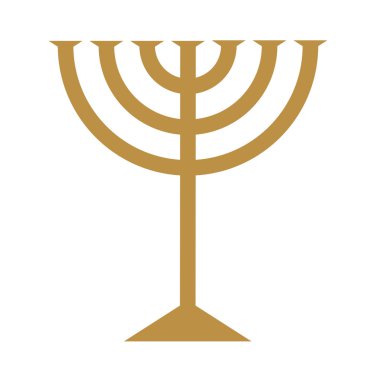 Yedi Kollu Şamdan vektör çizim