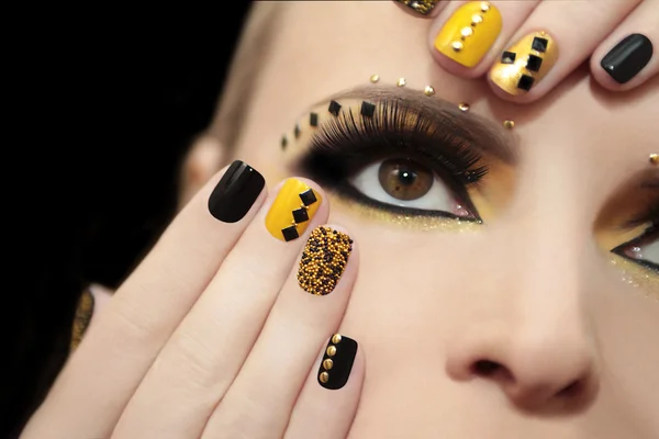 Caviar manicure. — Stock Photo, Image