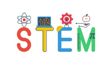 Illustration of STEM clipart