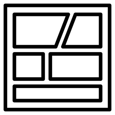 Modern tasarım elementinin vektör çizimi