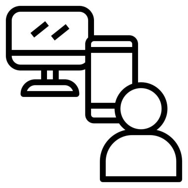 Web için son simge, vektör illüstrasyonu 