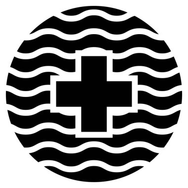 Web sitesi, uygulama, sunum, broşür vs. için hidoroterapi modern konsept ui / ux simgesi.