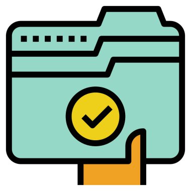 dosya dizin vektör simgesi