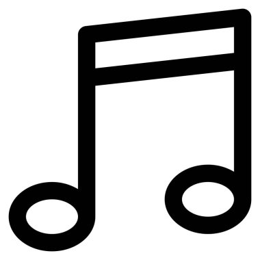 Web, vektör illüstrasyonu için müzik simgesi