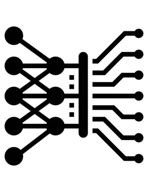 Diyagram simgesi, vektör illüstrasyonu   