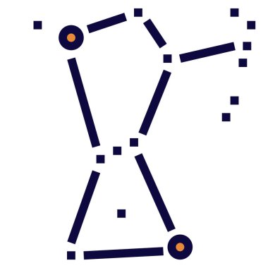 Web için orion simgesi, vektör illüstrasyonu 