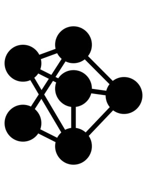 ağ, vektör illüstrasyonu için ağ konsepti simgesi