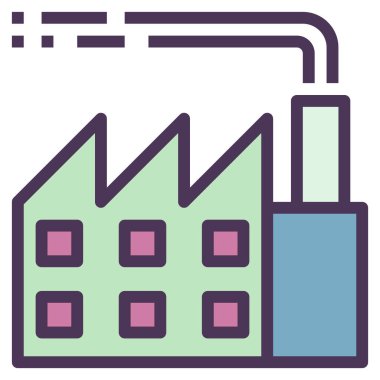 Web, vektör illüstrasyonu için sanayi simgesi 