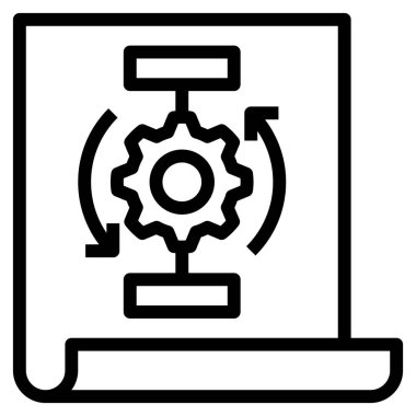 Web sitesi, vektör illüstrasyonu için modern konsept ui / ux simgesi 