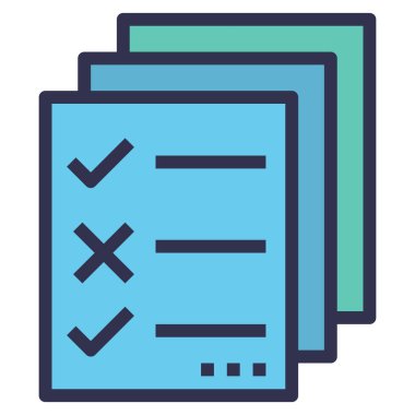 Web için kpi simgesi, vektör illüstrasyonu 