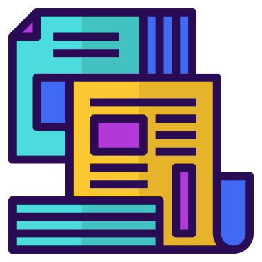 Web, vektör illüstrasyonu için yazdırma simgesi 