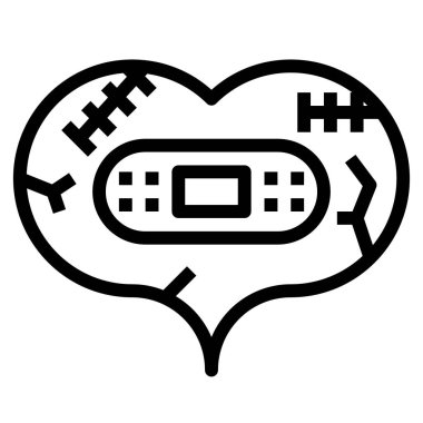 Web, web sitesi, uygulama, sunum, rapor, markalaşma tasarımı vb. için bozuk simge.