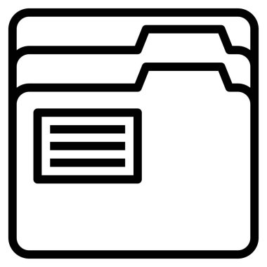 Web için dizin simgesi, vektör illüstrasyonu