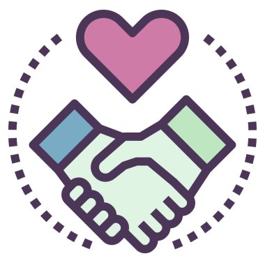 Web için müşteri simgesi, vektör illüstrasyonu