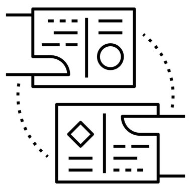 Web, vektör illüstrasyonu için iş konsepti simgesi