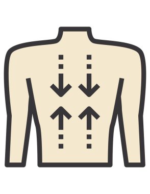 giysi satırı vektör simgesi