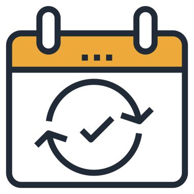 Web için esnek simge, vektör illüstrasyonu