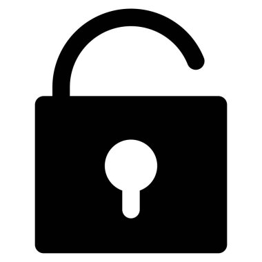 Web, vektör illüstrasyonu için simgeyi aç