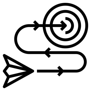 Web sitesi, uygulama, sunum, broşür vb için modern pazarlama konsepti ui / ux simgesi.