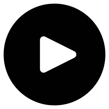 Web, vektör illüstrasyonu için video simgesi