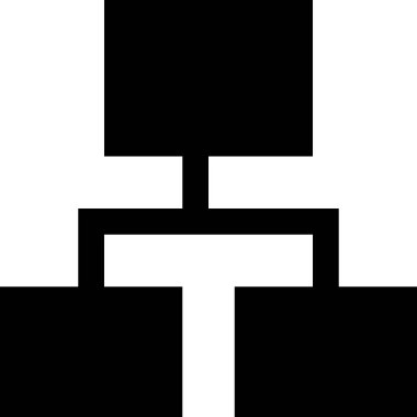 Web için organizasyon simgesi, vektör illüstrasyonu 