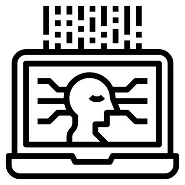 siyah ve beyaz vektör simgesi